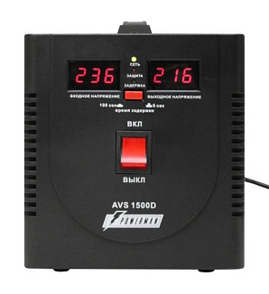 Стабилизатор напряжения POWERMAN POWERMAN AVS 1500D Black