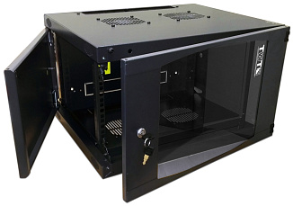 Телекоммуникационный шкаф LANMASTER Next 9U TWT-CBWNG-9U-6x6-BK