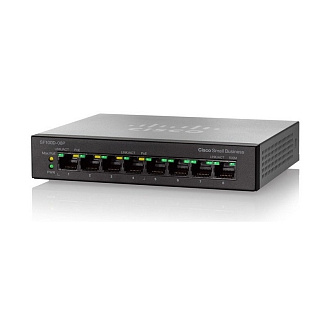 Коммутатор Cisco SF110 SF110D-08HP-EU 8 ports