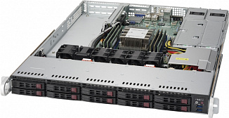 Серверное шасси Supermicro SYS-1019P SYS-1019P-WTR Серверное шасси Supermicro SYS-1019P SYS-1019P-WTR
