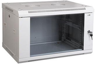 Телекоммуникационный шкаф ITK LINEA W 12U LWR3-12U64-GF