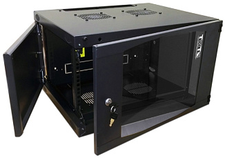 Телекоммуникационный шкаф LANMASTER Next 6U TWT-CBWNG-6U-6X6-BK
