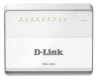 Маршрутизатор D-Link DSL-224/T1A