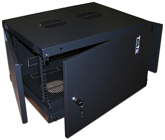 Телекоммуникационный шкаф LANMASTER Next 6U TWT-CBWNM-6U-6x4-BK