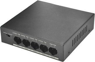 Коммутатор Dahua PFS3000 DH-PFS3005-4P-58 4 ports