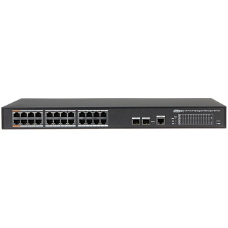 Коммутатор Dahua PFS4000 DH-PFS4226-24GT-360 26 ports