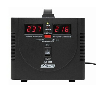 Стабилизатор напряжения POWERMAN POWERMAN AVS 500D Black