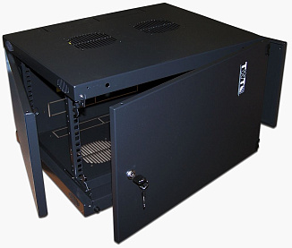 Телекоммуникационный шкаф LANMASTER Next 9U TWT-CBWNM-9U-6x6-BK