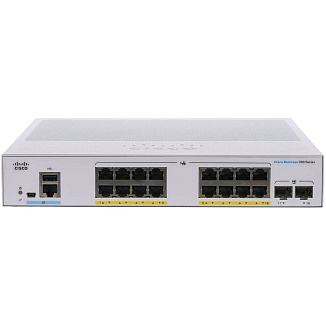 Коммутатор Cisco Business 350 CBS350-16FP-2G-EU 18 ports