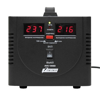 Стабилизатор напряжения POWERMAN POWERMAN AVS 1000D Black