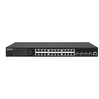 Коммутатор OSNOVO SW-24 SW-24G4X-1L 28 ports